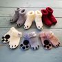 Animal Paw Baby Mitten And Bootie Set, thumbnail 2 of 11
