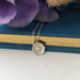 Mother's Day Sterling Silver Mini Sunflower Necklace, thumbnail 8 of 12