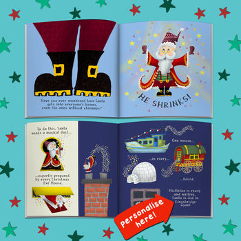 Personalised Christmas Eve Children's Book, 5 of 12