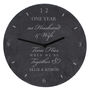 Personalised Anniversary Slate Clock, thumbnail 7 of 7
