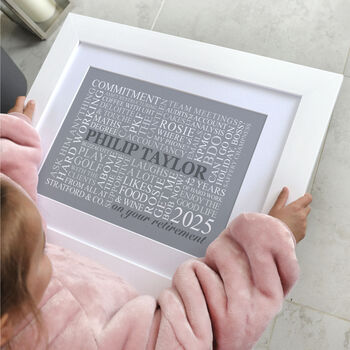 Personalised Retirement Word Art, 3 of 12