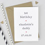 Personalised '1st Birthday As' Card, thumbnail 2 of 3