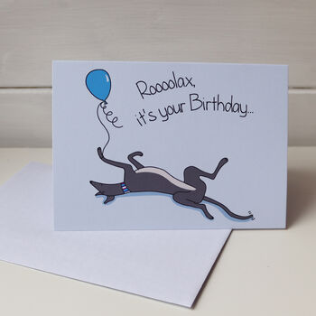 Roolax It's Your Birthday Greeting Card, 2 of 2
