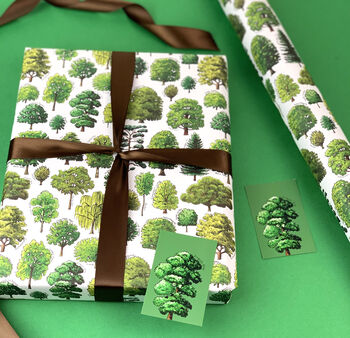 Trees Of Britain Wrapping Paper Set, 4 of 10