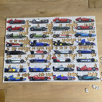 Formula One Through The Ages Jigsaw, 8 of 10