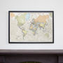 Classic Map Of The World, thumbnail 8 of 11