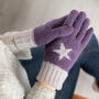 Star Knitted Gloves, thumbnail 2 of 7