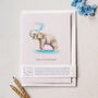 Funny 'Age Is Irrelephant' Give Back Birthday Card, thumbnail 1 of 4