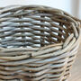 Rattan Round Wastepaper Basket, thumbnail 3 of 3