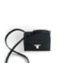 Black Leather Cross Body Bag, thumbnail 5 of 6