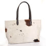 Vondie And Will Chocolate Tote Bag With Calf Hair, thumbnail 1 of 5