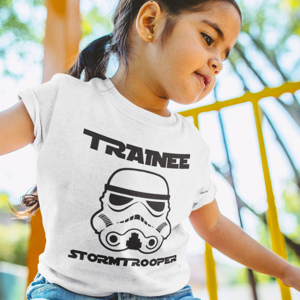 Original Stormtrooper Trainee Stormtrooper Baby and Toddler Short Sleeve T-Shirt