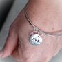 Bangle With Personalised Disc, thumbnail 3 of 4