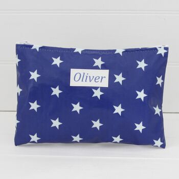 Personalised Oilcloth Wipe Clean Make Up Bag, 2 of 8