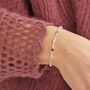 Sterling Silver Mini Family Birthstone Bracelet, thumbnail 1 of 8