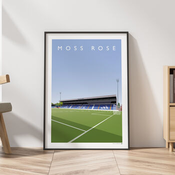 Macclesfield Moss Rose Mcilroy Stand Poster, 3 of 8