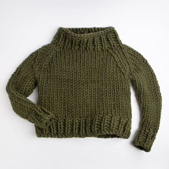 Claire Jumper Easy Knitting Kit, 6 of 12