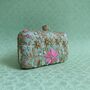 Floral Mint Green Clutch Bag, thumbnail 4 of 12