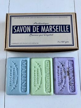 Box Of Three Savon De Marseille Soaps, 3 of 4