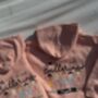Society Of Mini Ballerinas Personalised Zip Up Hoodie, thumbnail 3 of 4