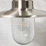Brushed Steel Outdoor Fisherman's Wall Light, thumbnail 6 of 6
