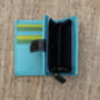 Turquoise Multi Colour Leather Purse Wallet Rfid, thumbnail 11 of 11