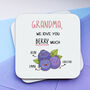 Grandma We Love You Berry Much Coaster, thumbnail 1 of 2