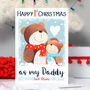 Bear 1st Christmas Card As Mummy Daddy, thumbnail 2 of 9