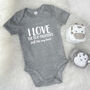 Father And Child Love … Personalised Babygrow, thumbnail 3 of 10