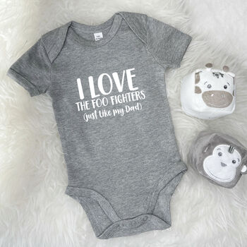 Father And Child Love … Personalised Babygrow, 3 of 10