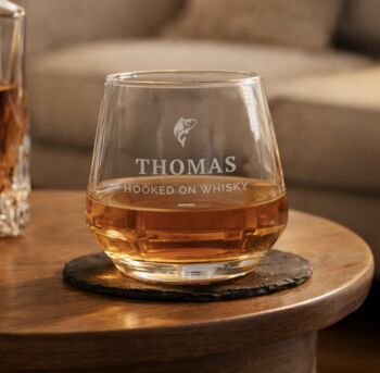 Personalised Fishing Motif Tumbler, 2 of 3