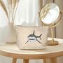 Vega The Shark Cotton Lined Mini Pouch Zip Bag, thumbnail 1 of 6