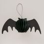 Spooky Honeycomb Bat Hanging Decoration, thumbnail 1 of 3