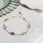 Palma Gold Good Health Gemstone Bracelet, thumbnail 1 of 4