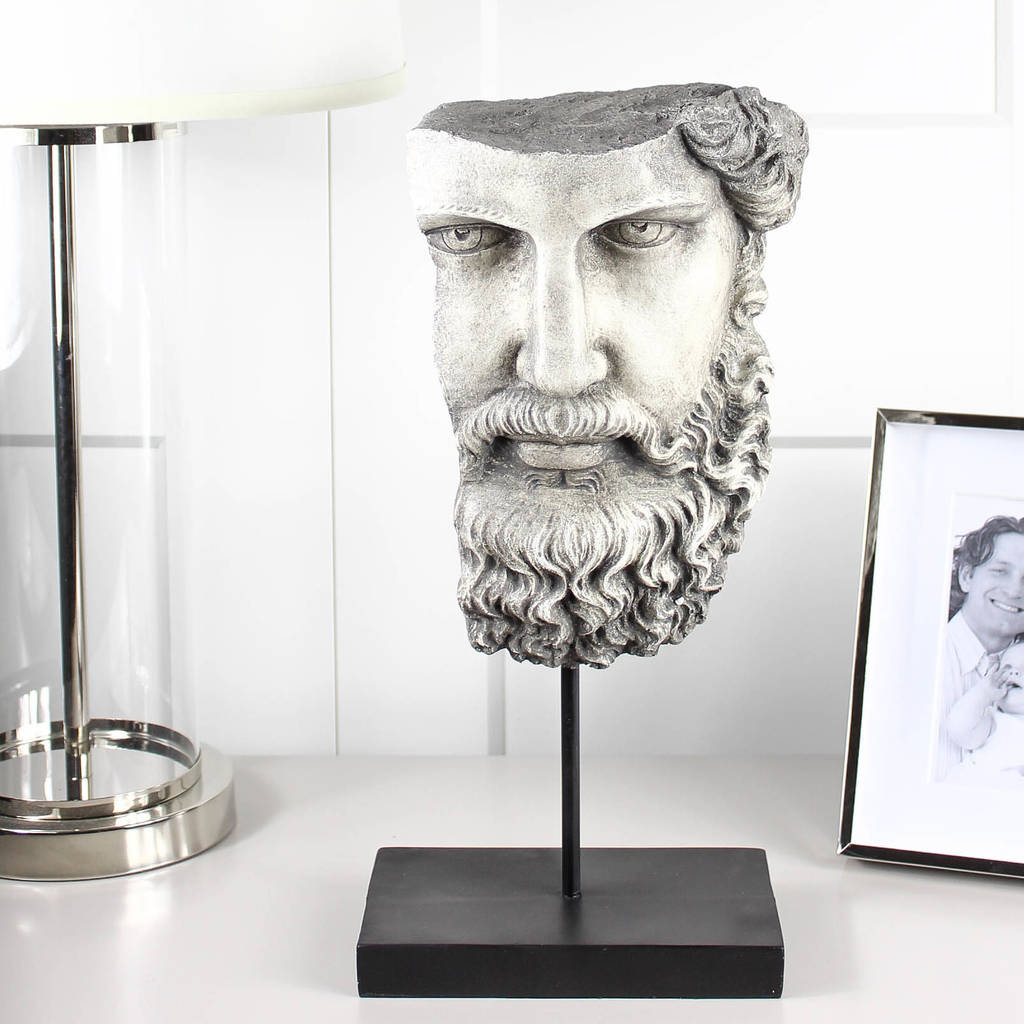 ceramic greek figure on stand by marquis & dawe | notonthehighstreet.com