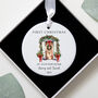 Personalised First Christmas New Home Ceramic Decoration, thumbnail 3 of 4