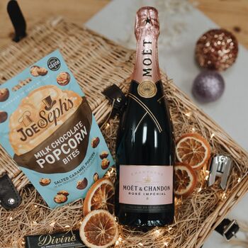 Personalised Moet And Chandon Rose Champagne Hamper, 3 of 8