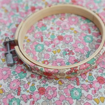 Floral Embroidery Hoop Frame, 3 of 3