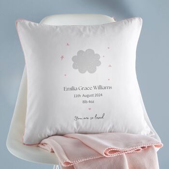 Personalised Baby Cloud Cushion, 2 of 4