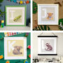Illustrated Animal Letters A To Z Nursery Prints, thumbnail 6 of 10