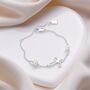 First Pearls Cherish Cross Bracelet – Christening Or First Holy Communion Gift, thumbnail 1 of 4