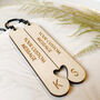 Personalised Custom Message Keyring Set, thumbnail 2 of 5