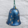 Hand Painted Star And Moon Bell Decoration, thumbnail 3 of 7