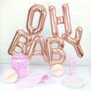'Oh Baby' Baby Shower Balloon Decoration, 3 of 4