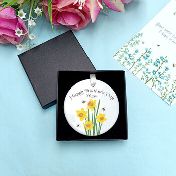 Personalised Mother's Day Daffodil Decoration, 3 of 6