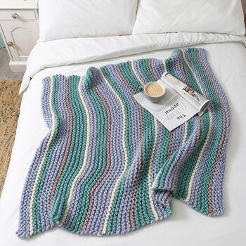 Avebury Blanket Beginner Knitting Kit, 2 of 8