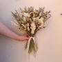 White Dried Wildflower Bouquet, thumbnail 1 of 8