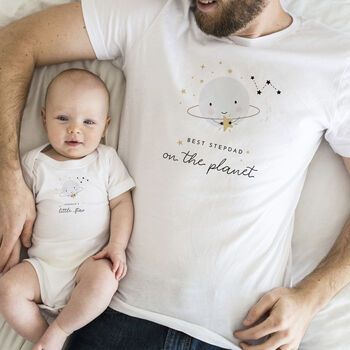 Stepdad’s Little Star Father’s Day Outfit Gift, 4 of 11