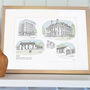 Personalised Houses Portrait, thumbnail 2 of 7