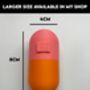 Pop Art Giant Pill Shaped Medicine / Vitamin Container, thumbnail 6 of 9